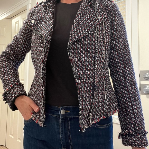 NWT Black Tape Tweed Blazer - Picture 5 of 12